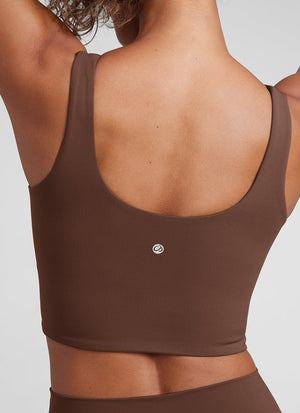 Molded Bra Tank Top - Moulded Cups, Smooth Fit