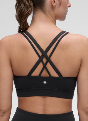 Molded Cup Sports Bra - U Neck, Double Strap
