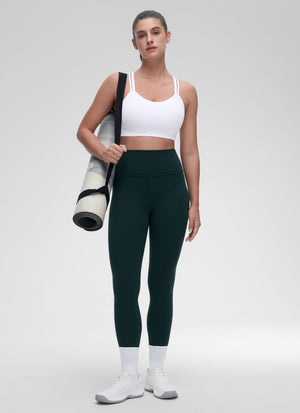 Molded Cup Sports Bra - U Neck, Double Strap
