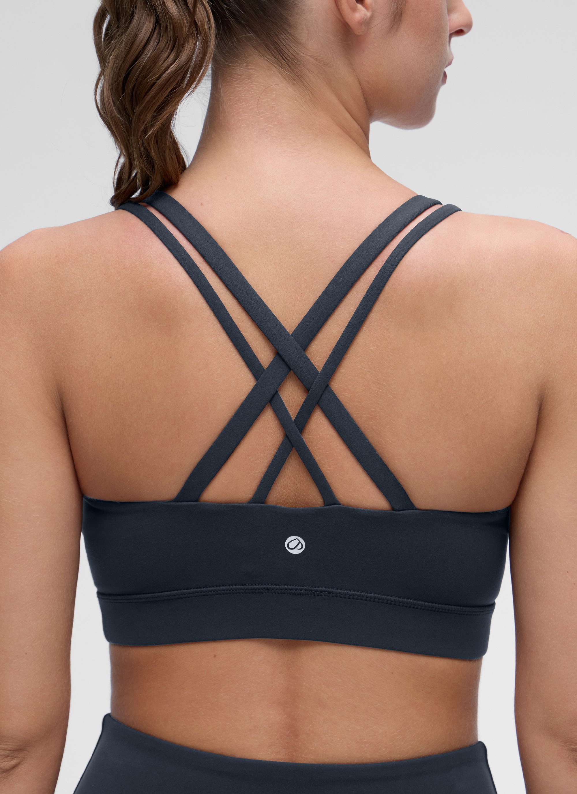 Molded Cup Sports Bra - U Neck, Double Strap