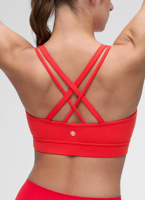 Molded Cup Sports Bra - U Neck, Double Strap