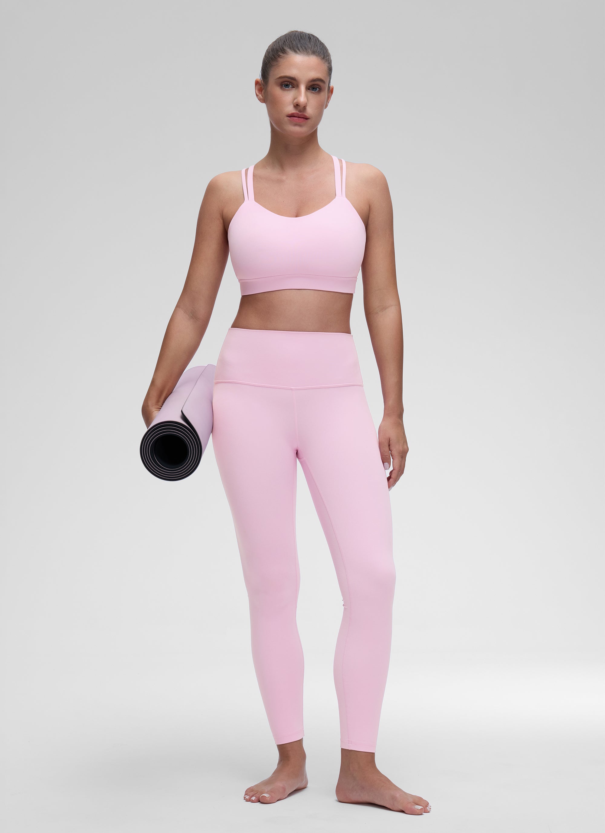 Molded Cup Sports Bra - U Neck, Double Strap