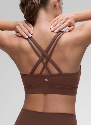 Molded Cup Sports Bra - U Neck, Double Strap