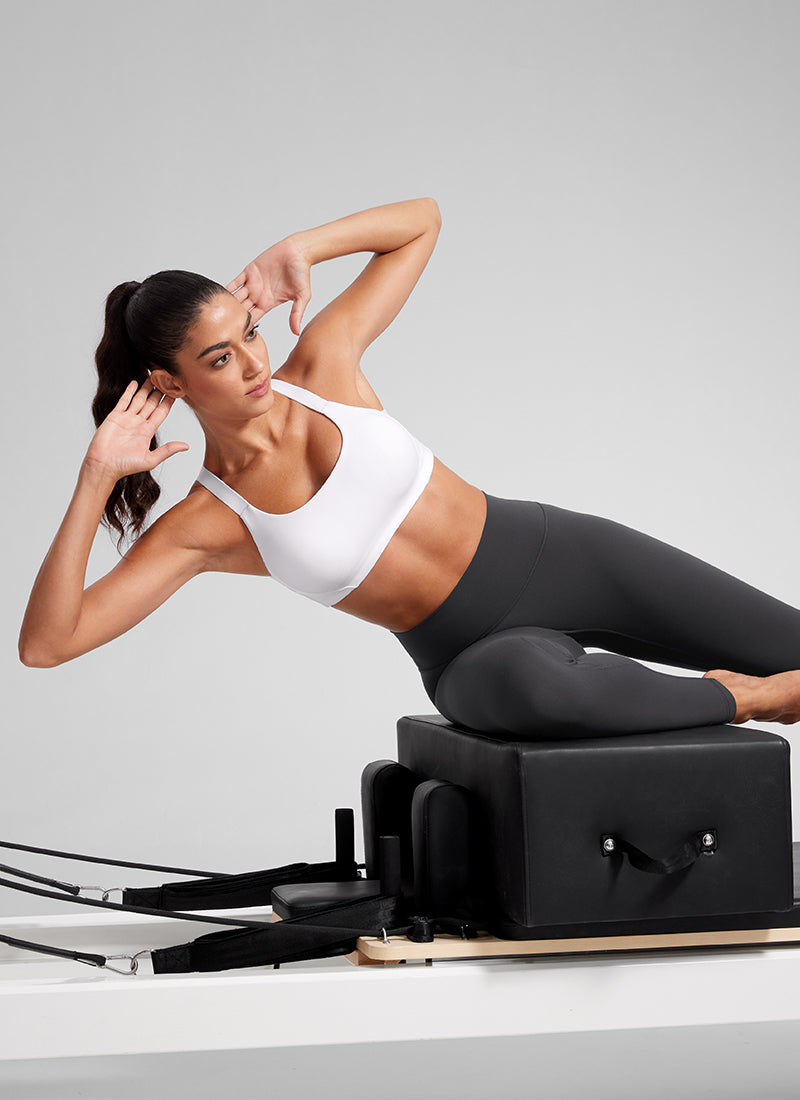 Padded Sports Bra - Adjustable Straps, Removable Padding