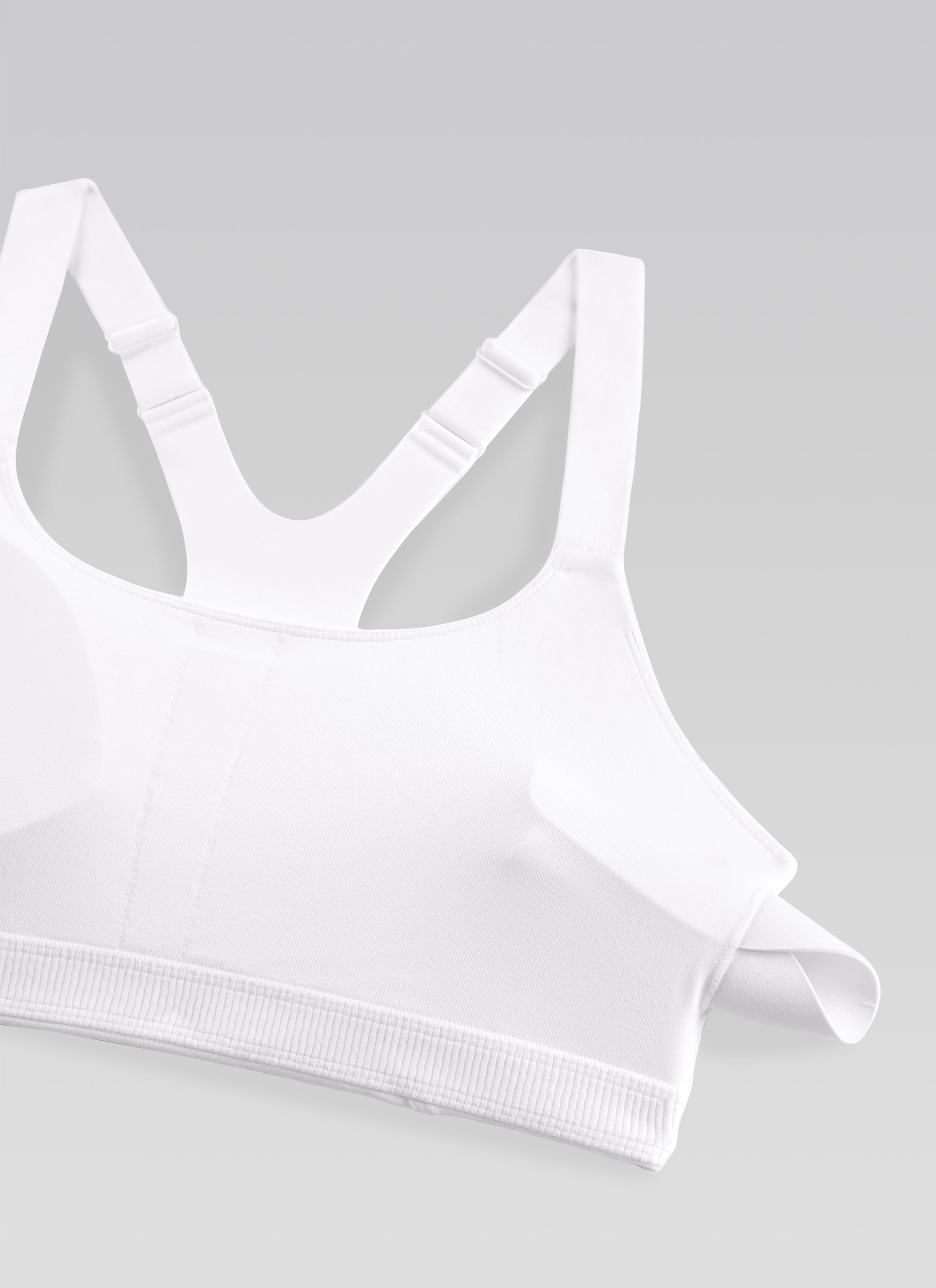 Padded Sports Bra - Adjustable Straps, Removable Padding
