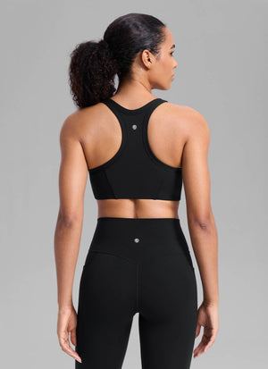 Running Sports Bra - U Neck, Racerback, Breathable