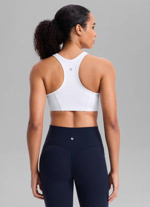 Running Sports Bra - U Neck, Racerback, Breathable