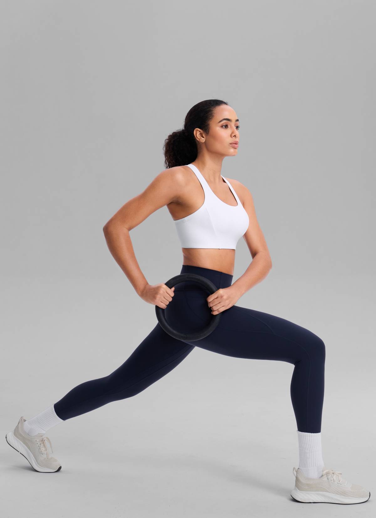 Running Sports Bra - U Neck, Racerback, Breathable
