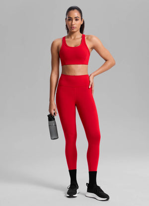 Running Sports Bra - U Neck, Racerback, Breathable