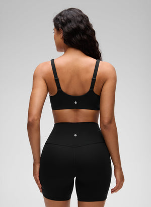 Scoop Neck Double Lined Bra - Scoop Neck, Double Layer
