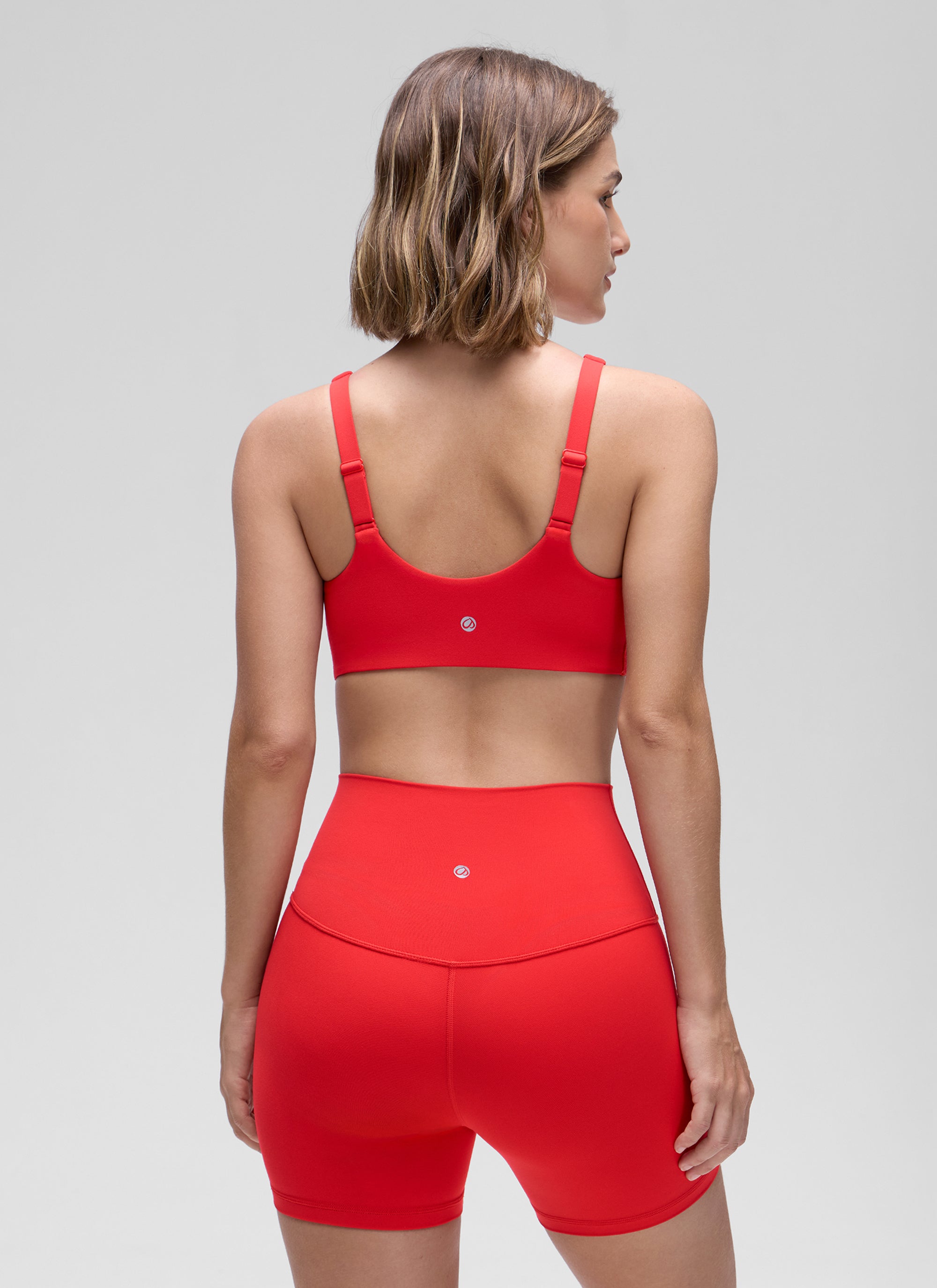 Scoop Neck Double Lined Bra - Scoop Neck, Double Layer