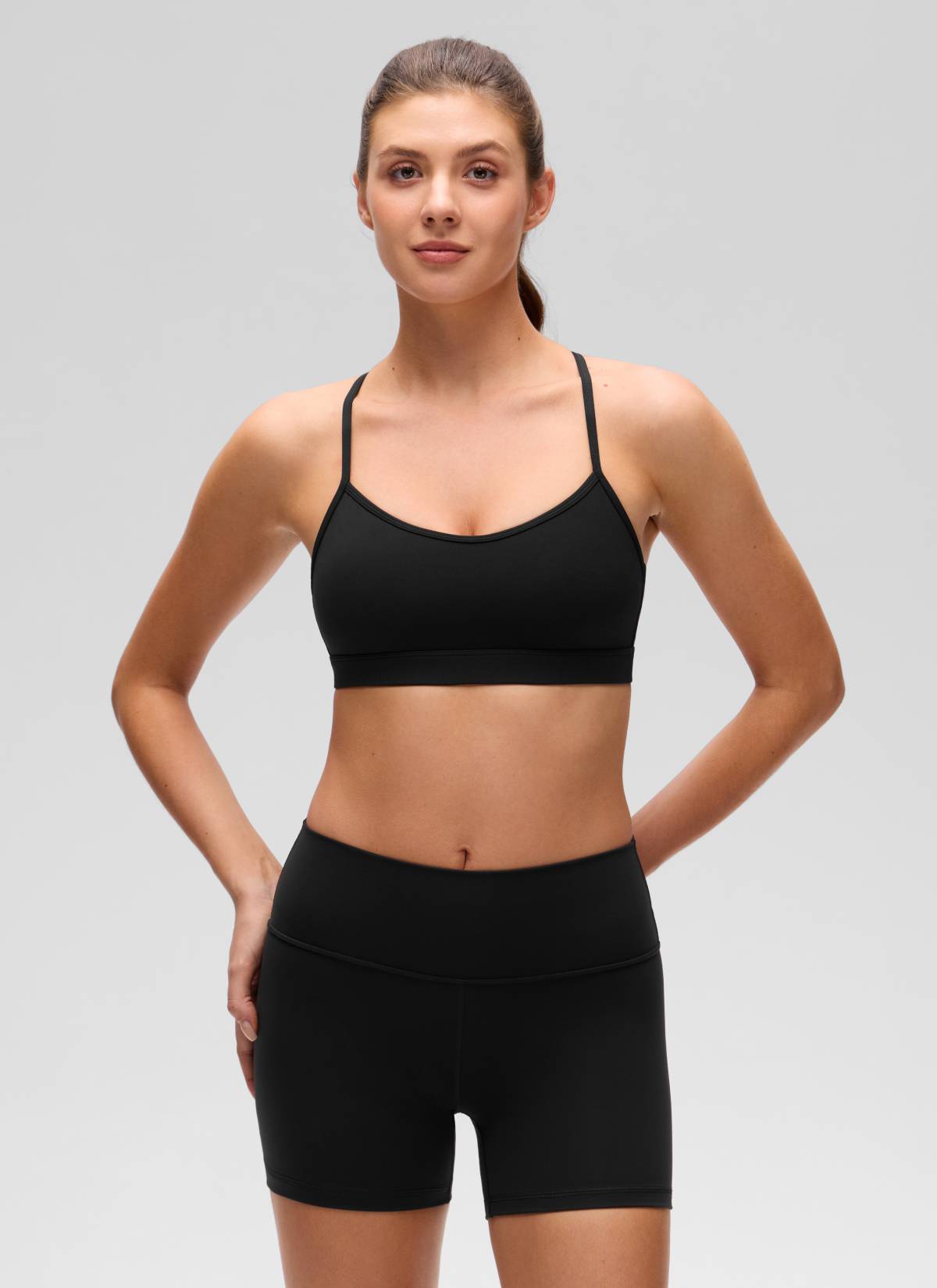 Thin Strap Cross Back Bra - Cross Back, Delicate Straps