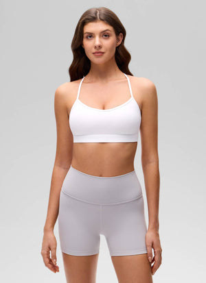 Thin Strap Cross Back Bra - Cross Back, Delicate Straps