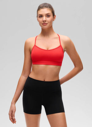 Thin Strap Cross Back Bra - Cross Back, Delicate Straps