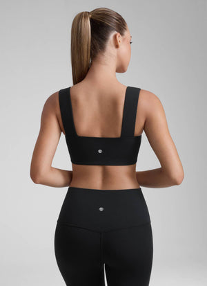 Backless Sports Bra - Open Back, Scoop Front