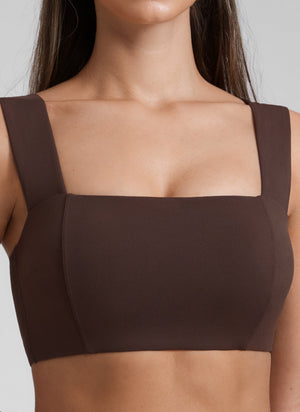 Backless Sports Bra - Open Back, Scoop Front