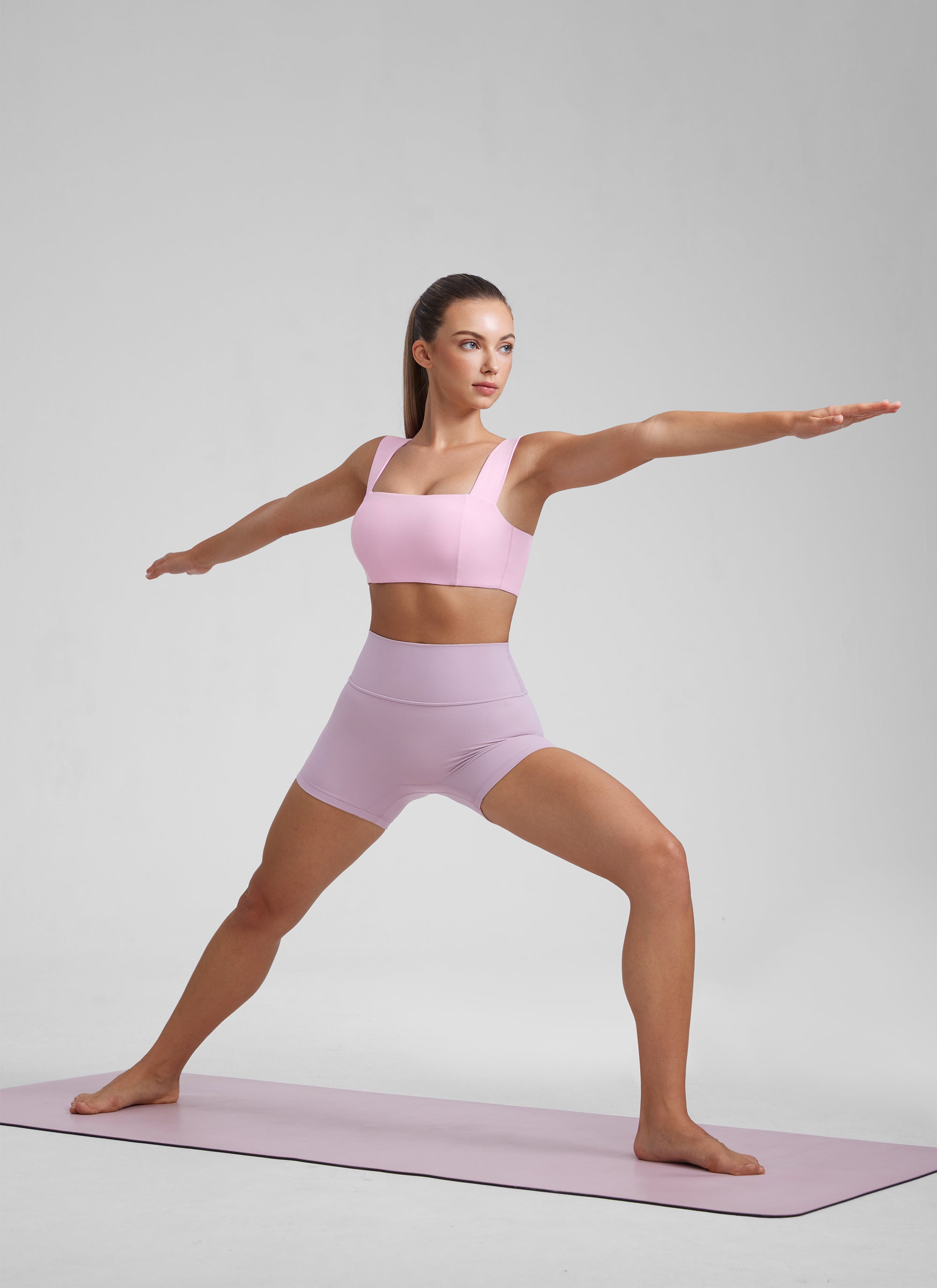 Backless Sports Bra - Open Back, Scoop Front