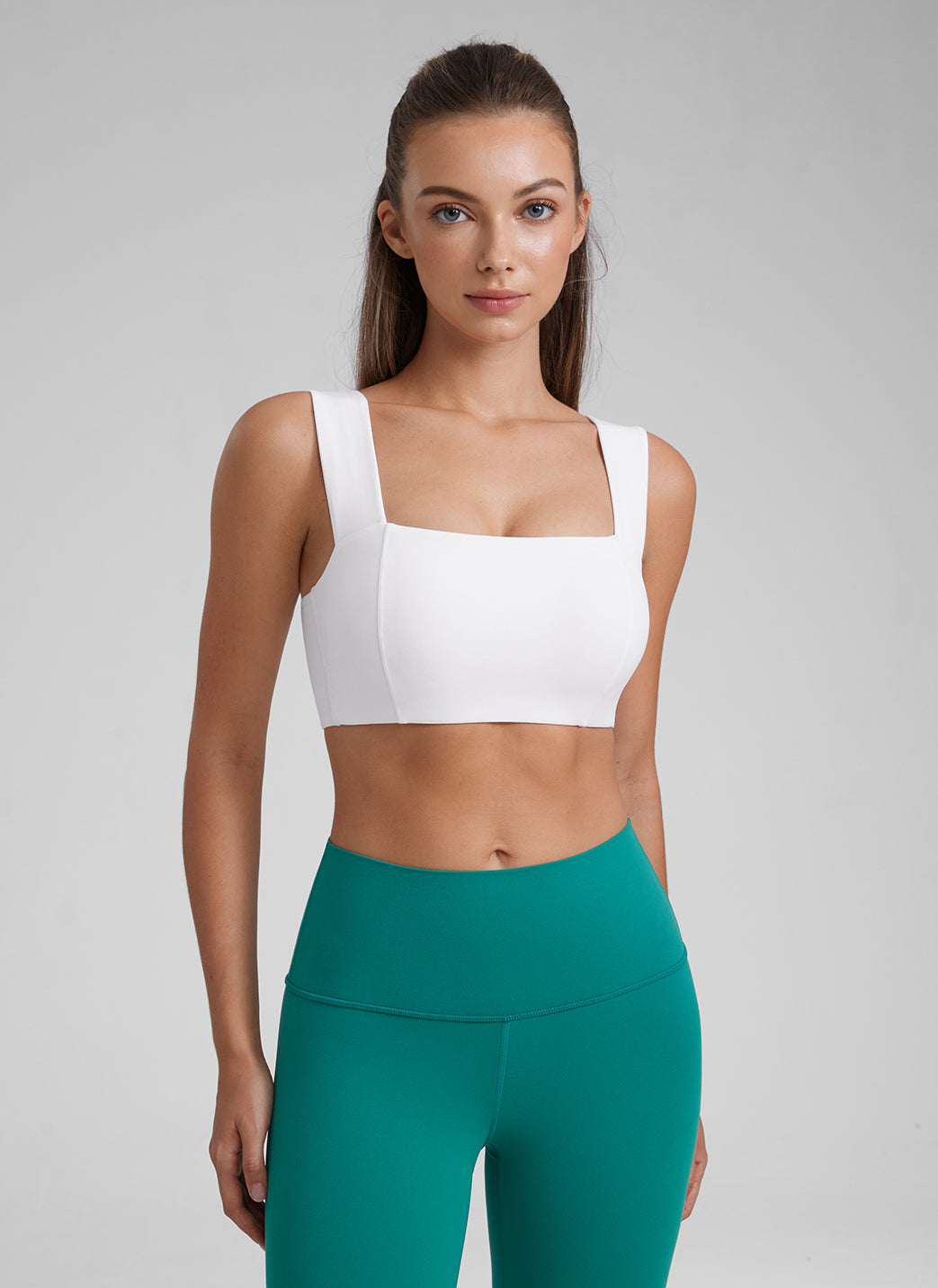 Backless Sports Bra - Open Back, Scoop Front