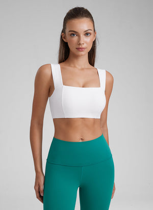 Backless Sports Bra - Open Back, Scoop Front