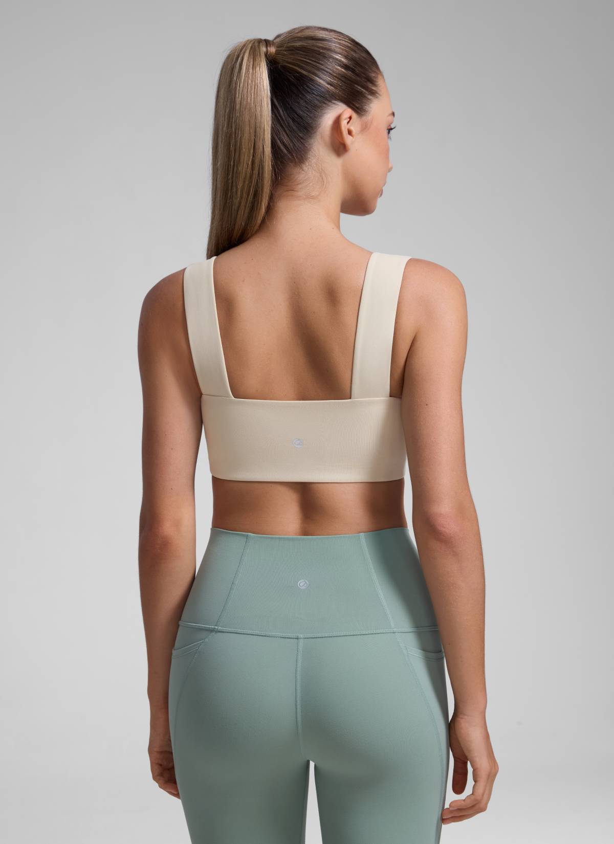 Backless Sports Bra - Open Back, Scoop Front