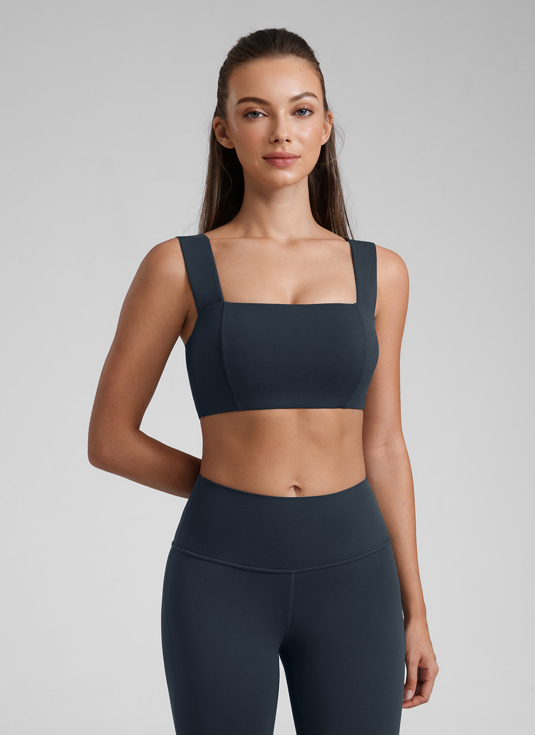 Backless Sports Bra - Open Back, Scoop Front