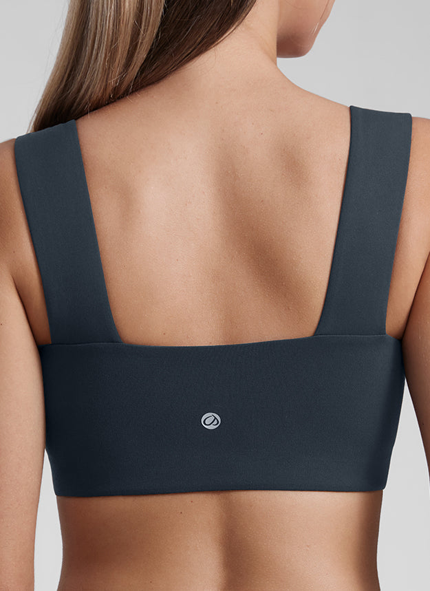 Backless Sports Bra - Open Back, Scoop Front