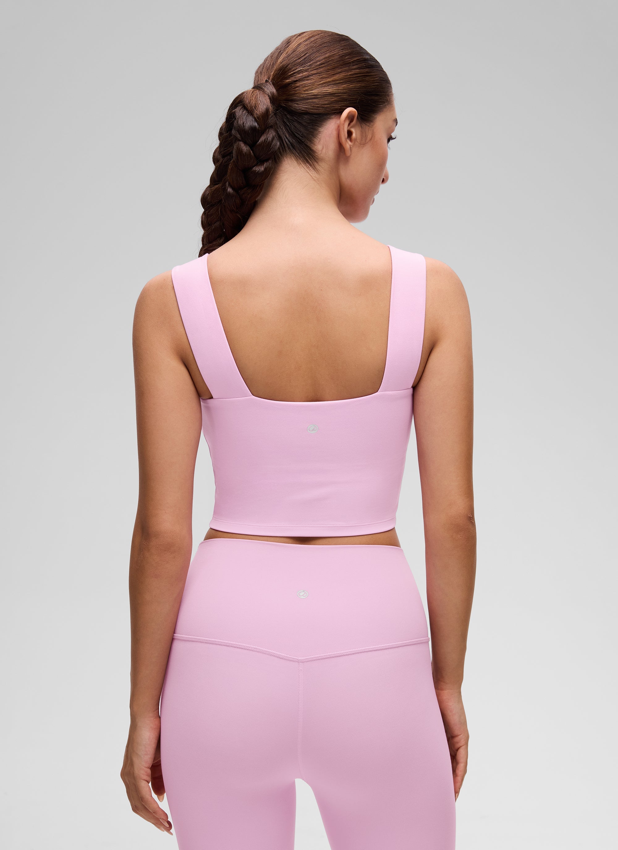 Wide Strap Bra Tank Top - Wide Straps, Built-in Support
