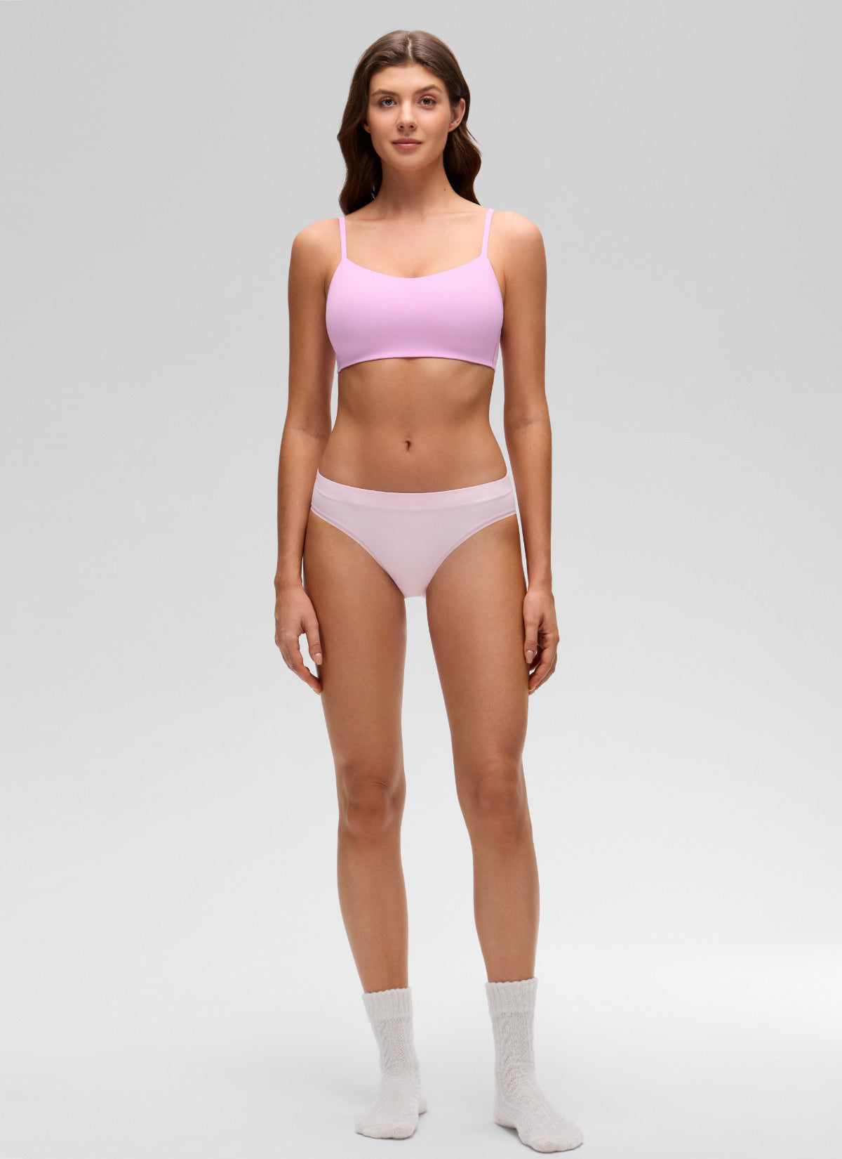 Padded Bralette - Moulded Cups, Spaghetti Straps