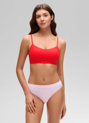 Padded Bralette - Moulded Cups, Spaghetti Straps