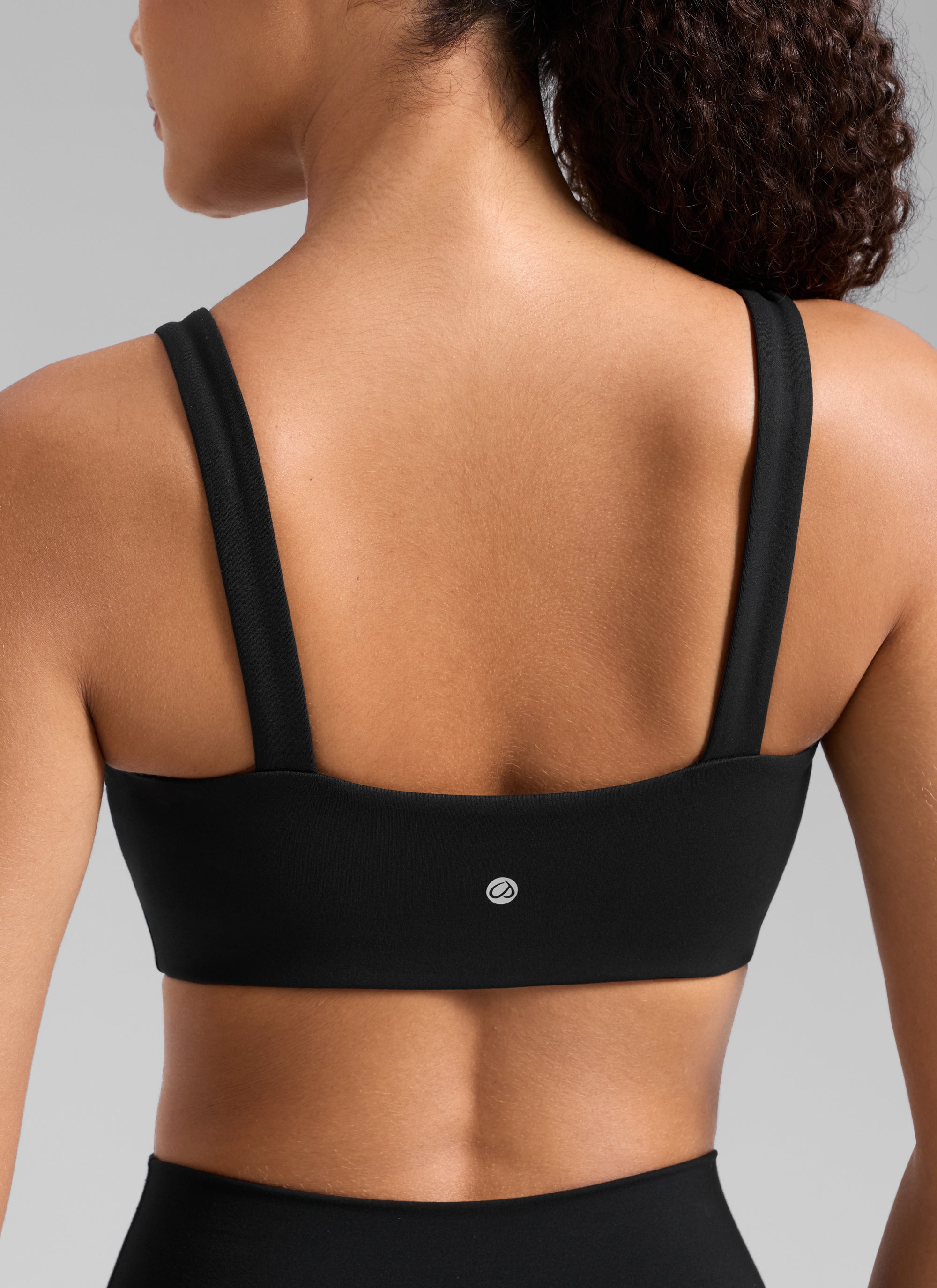 Square Neck Wide Strap Bra - Square Neck, Broad Straps