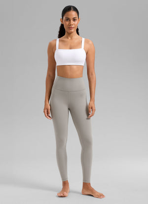Square Neck Wide Strap Bra - Square Neck, Broad Straps