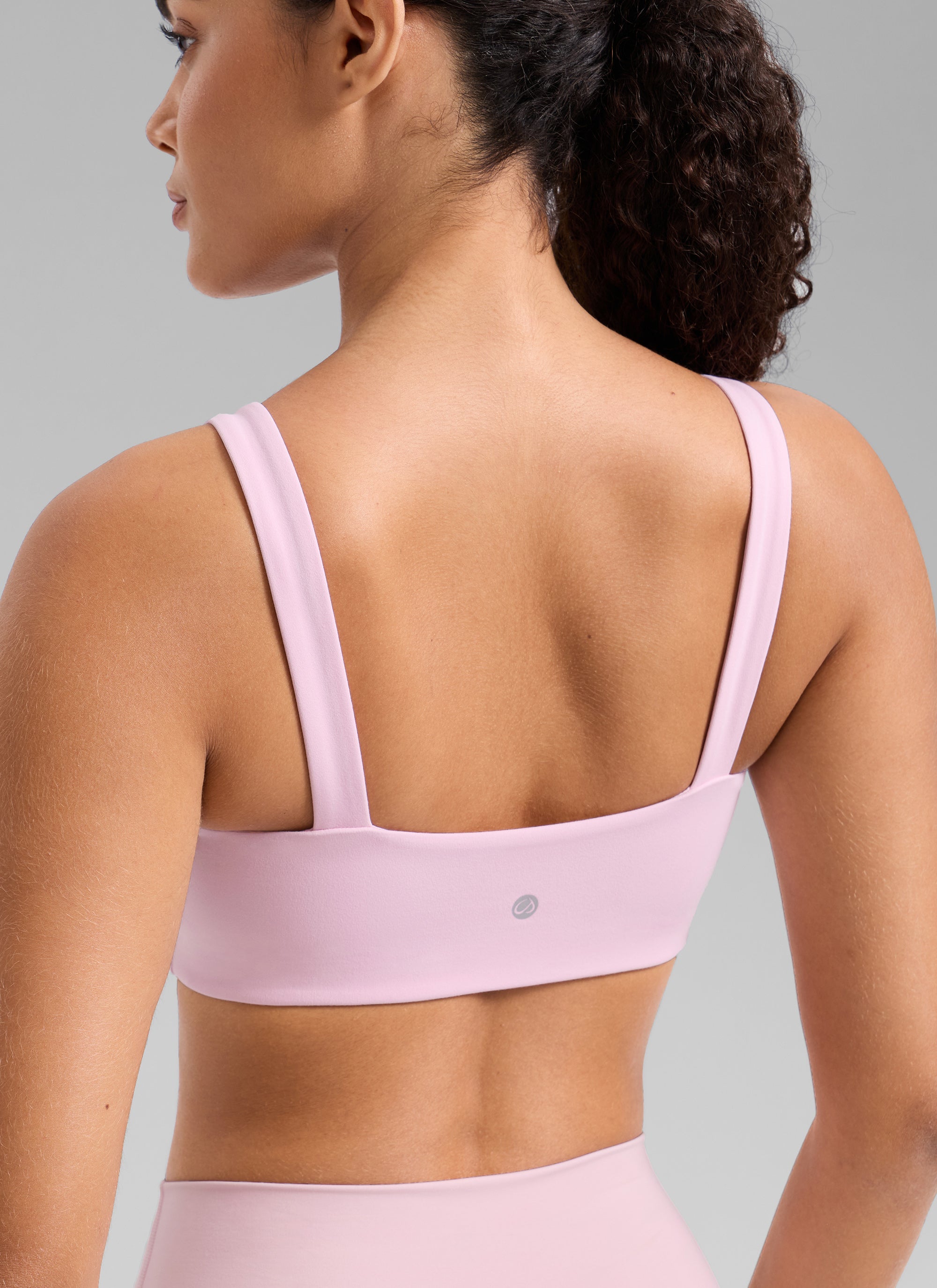 Square Neck Wide Strap Bra - Square Neck, Broad Straps