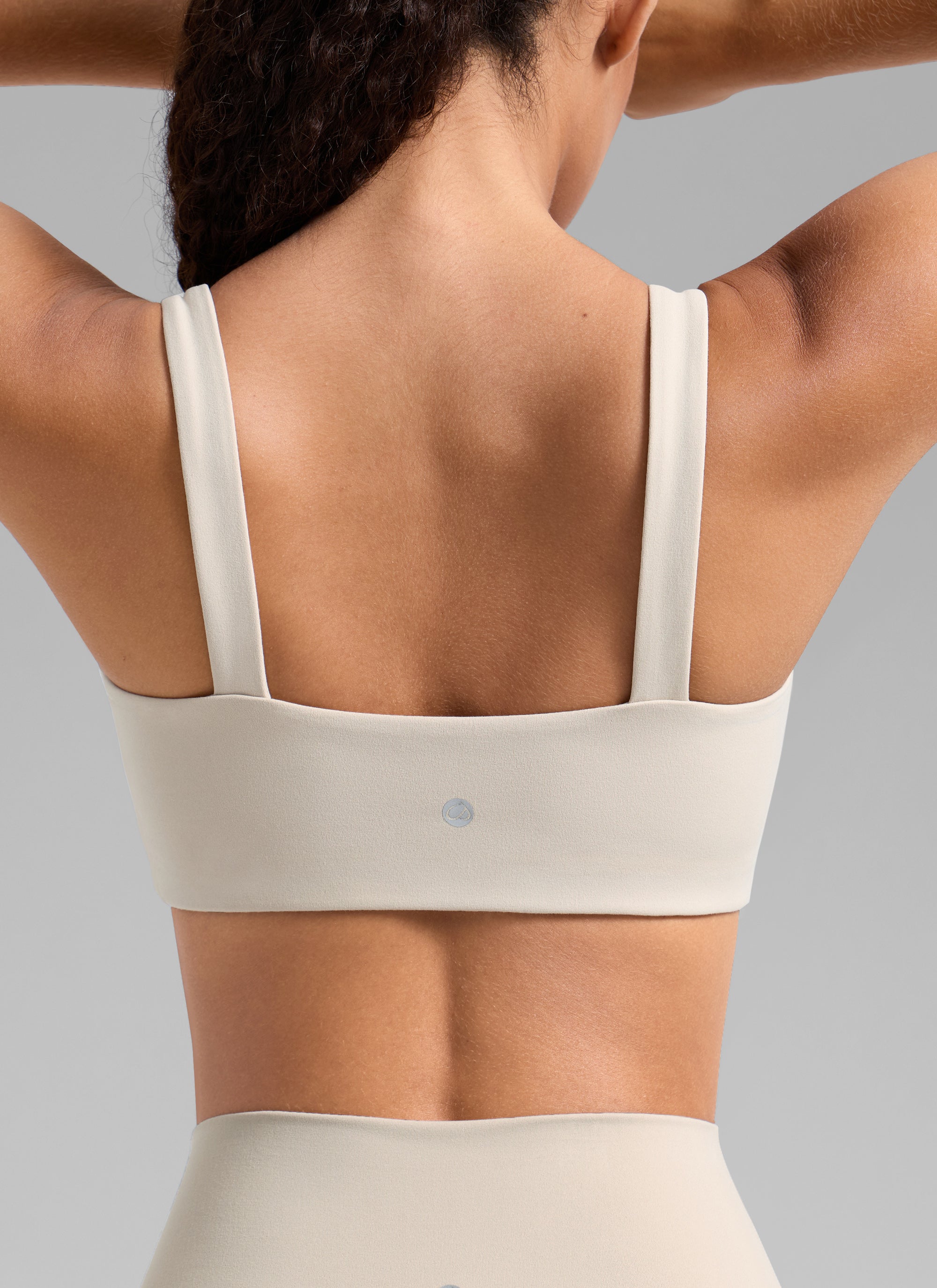 Square Neck Wide Strap Bra - Square Neck, Broad Straps