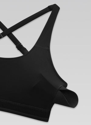 U Neck Cross Back Bra - U Neck, Cross Back