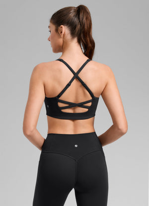 U Neck Cross Back Bra - U Neck, Cross Back