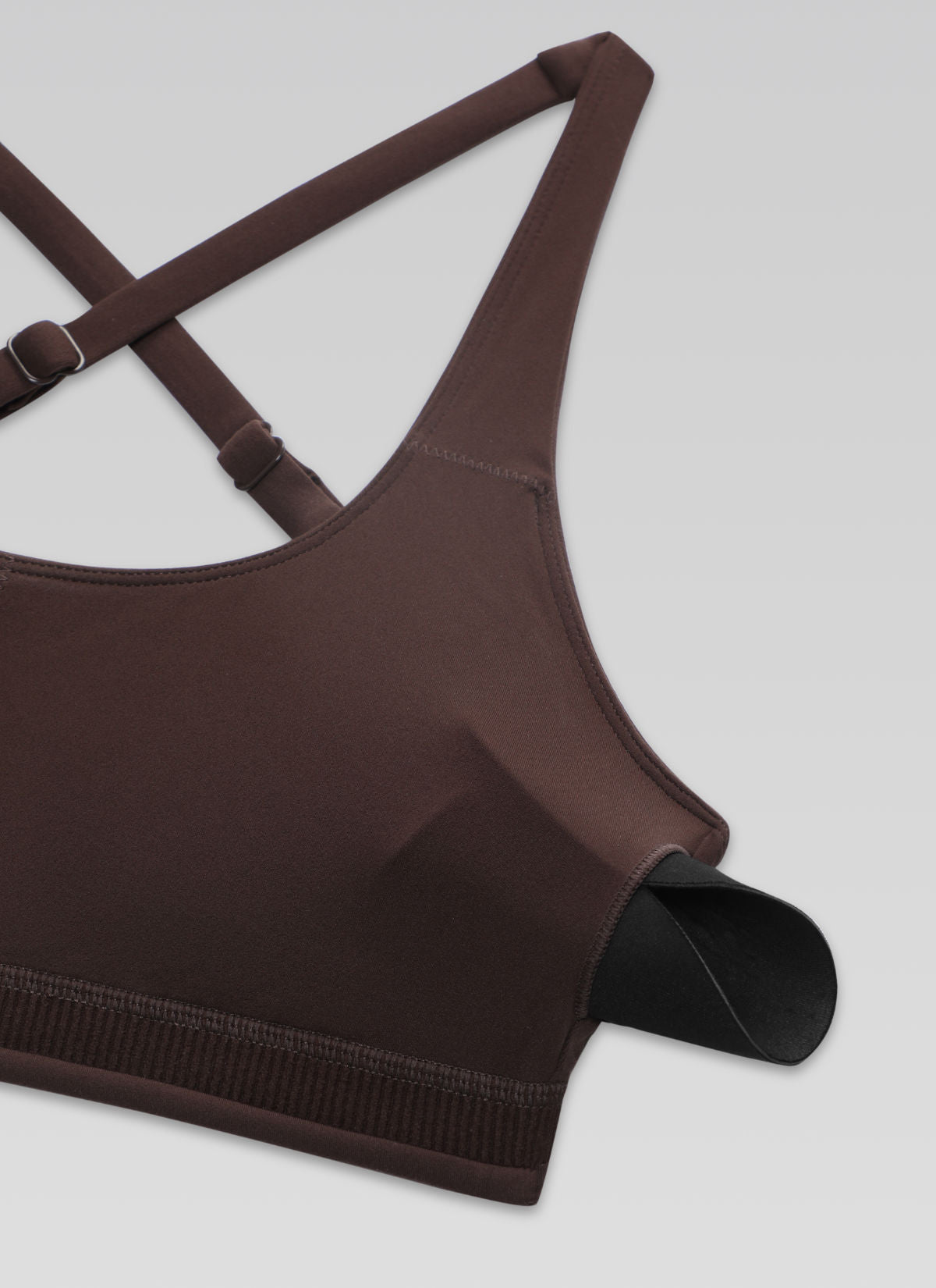 U Neck Cross Back Bra - U Neck, Cross Back