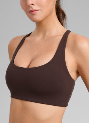 U Neck Cross Back Bra - U Neck, Cross Back