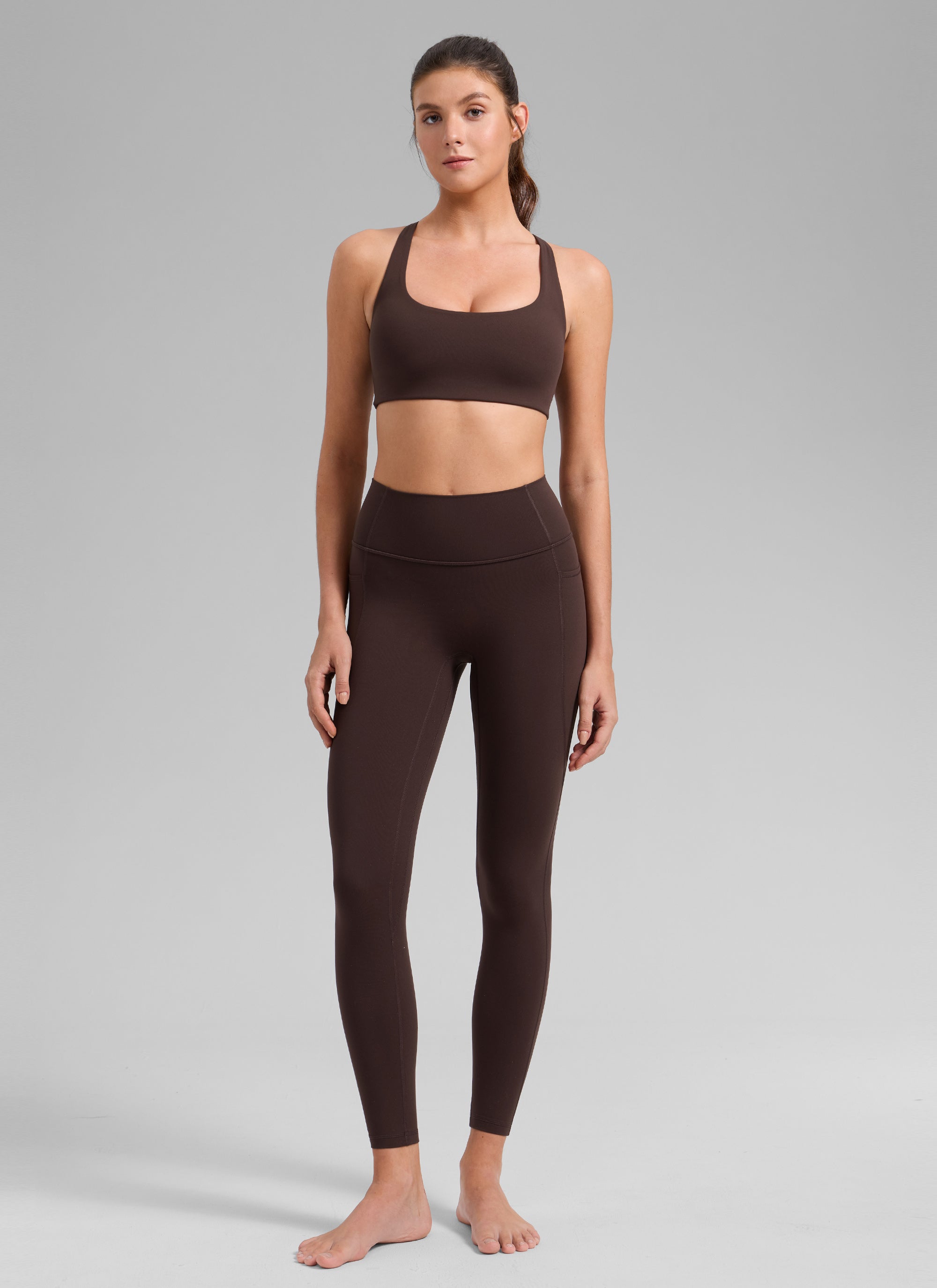 U Neck Cross Back Bra - U Neck, Cross Back
