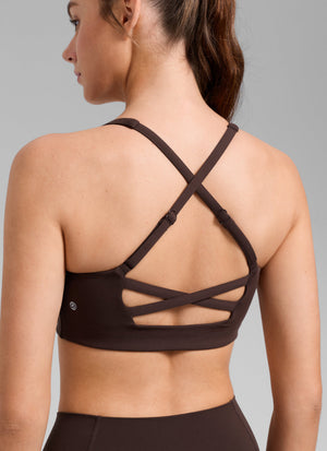 U Neck Cross Back Bra - U Neck, Cross Back