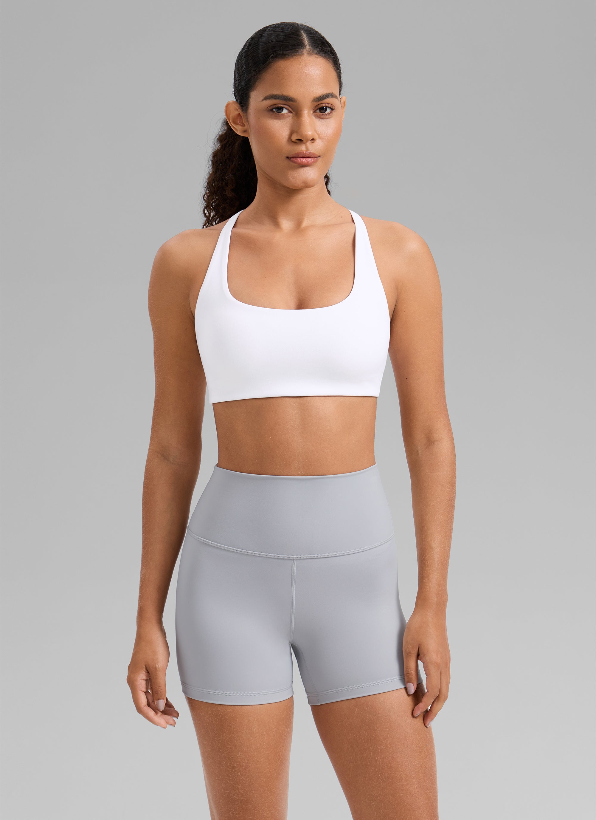U Neck Cross Back Bra - U Neck, Cross Back