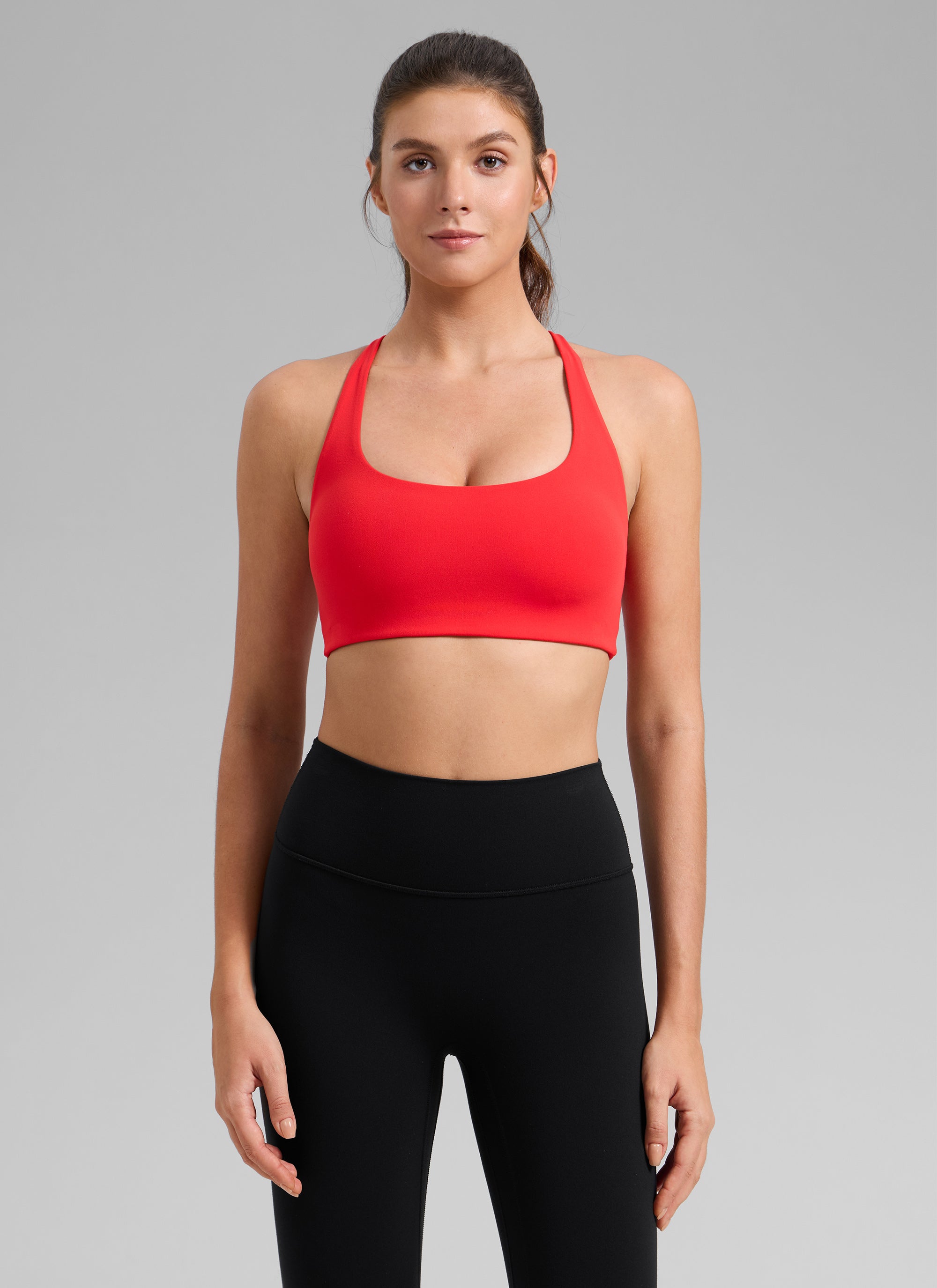 U Neck Cross Back Bra - U Neck, Cross Back