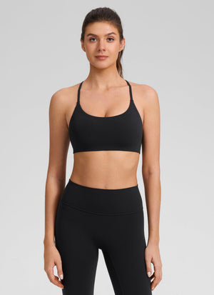 Double Lined V Back Bra - V Back, Shape Retention