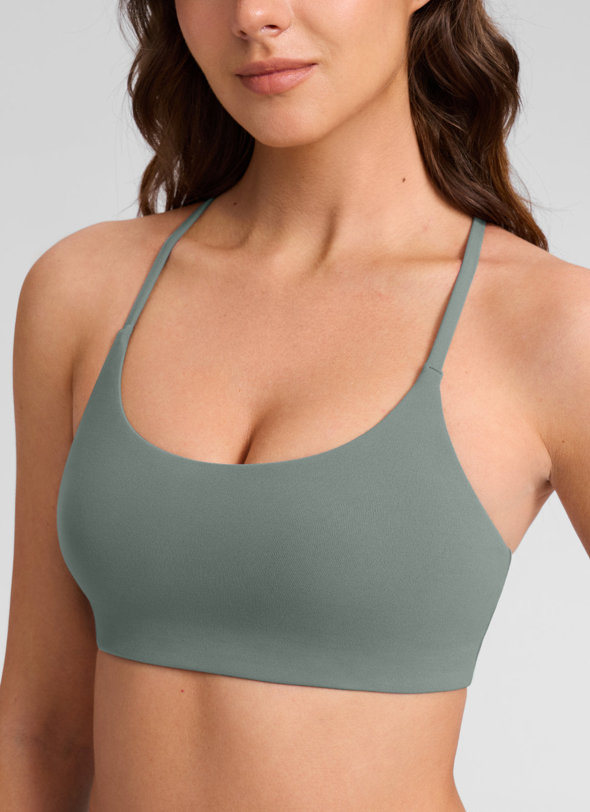 Double Lined V Back Bra - V Back, Shape Retention