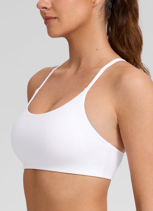 Double Lined V Back Bra - V Back, Shape Retention