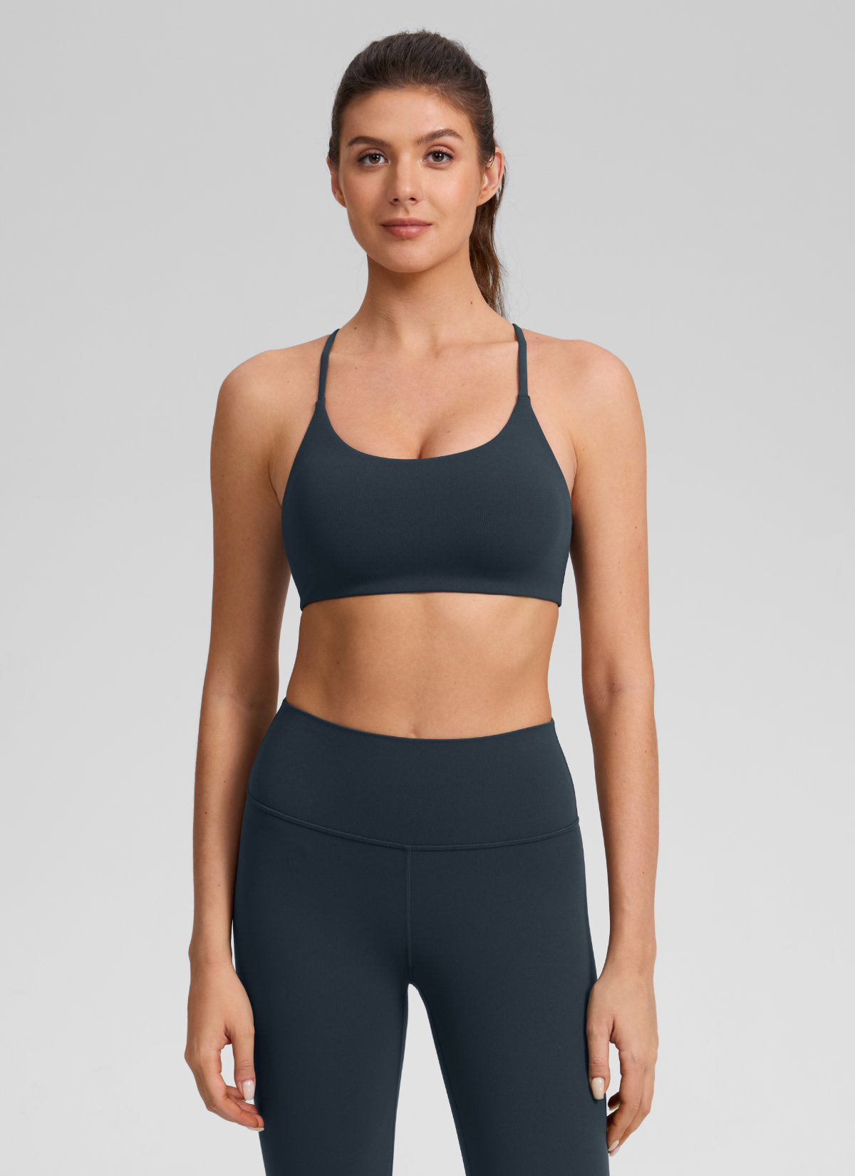 Double Lined V Back Bra - V Back, Shape Retention