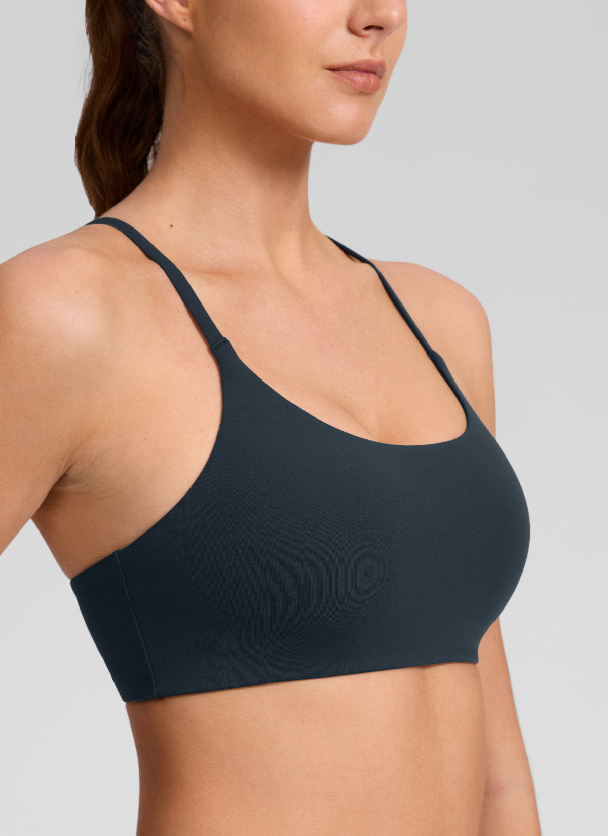 Double Lined V Back Bra - V Back, Shape Retention