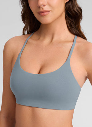 Double Lined V Back Bra - V Back, Shape Retention