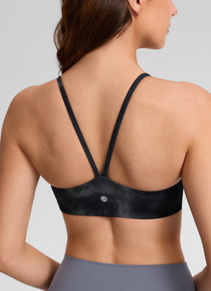 Double Lined V Back Bra - V Back, Shape Retention