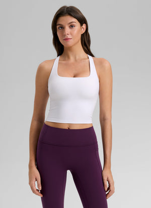 Racerback Bra Tank Top - Racerback, Shelf Bra