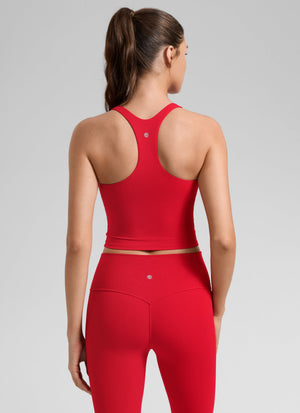 Racerback Bra Tank Top - Racerback, Shelf Bra